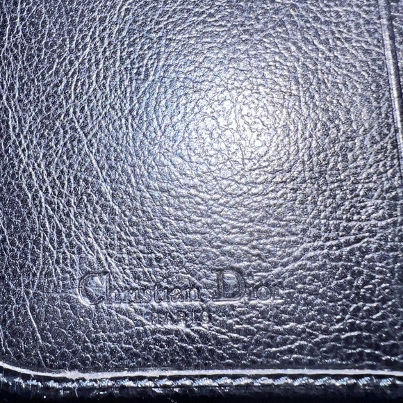 Authentic Vintage Christian Dior Canvas with Leather trim Continental Wallet - Picture 7 of 12